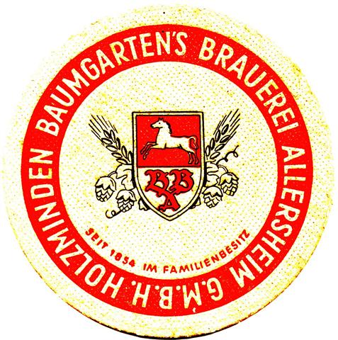 eschershausen hol-ni allersheimer rund 2a (215-im familienbesitz-schwarzrot)